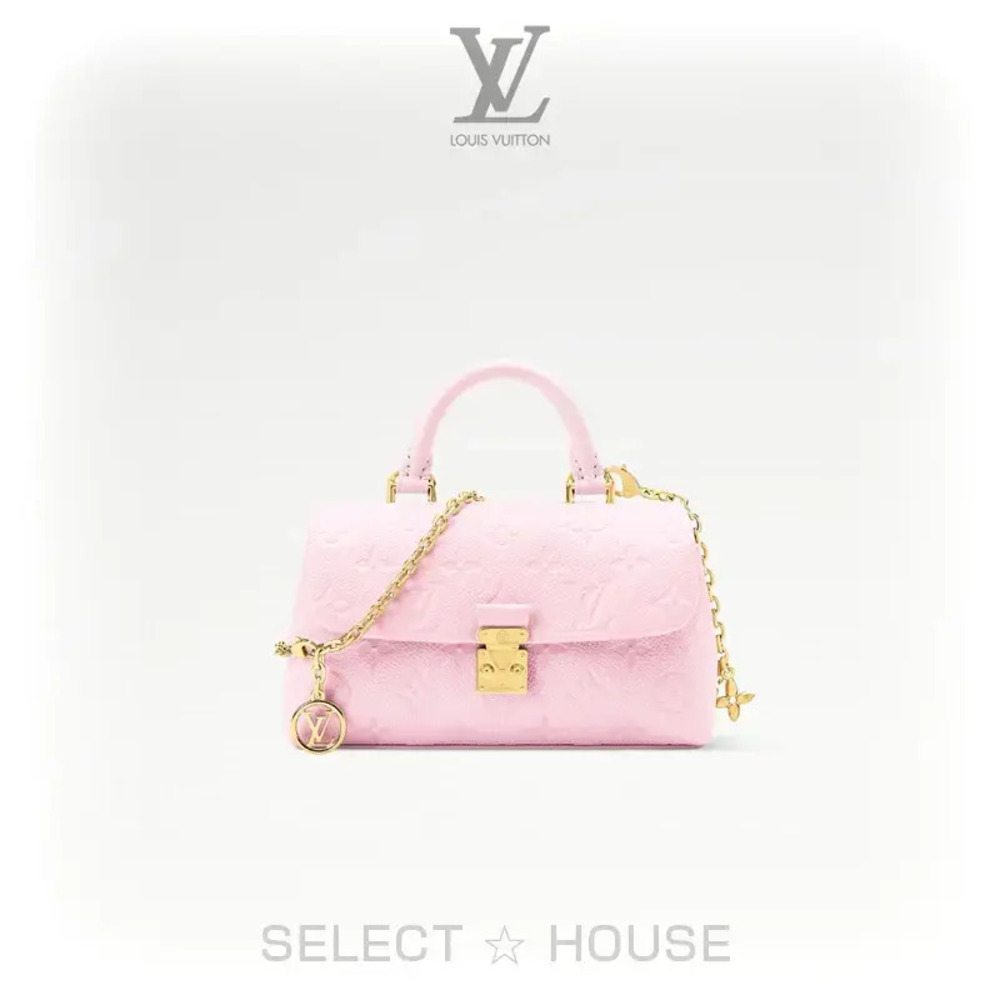Louis Vuitton Madeleine Empreinte Leather 2Way Crossbody Bag Pink
